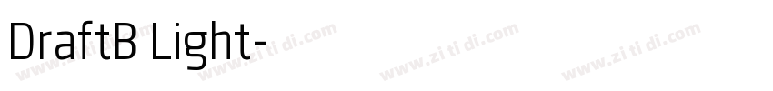 DraftB Light字体转换